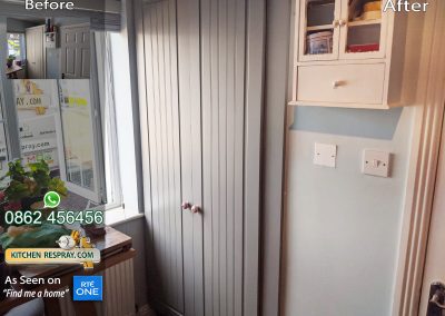 Kitchen Respray Top Presses Conforth White Bottom Manor House Grey