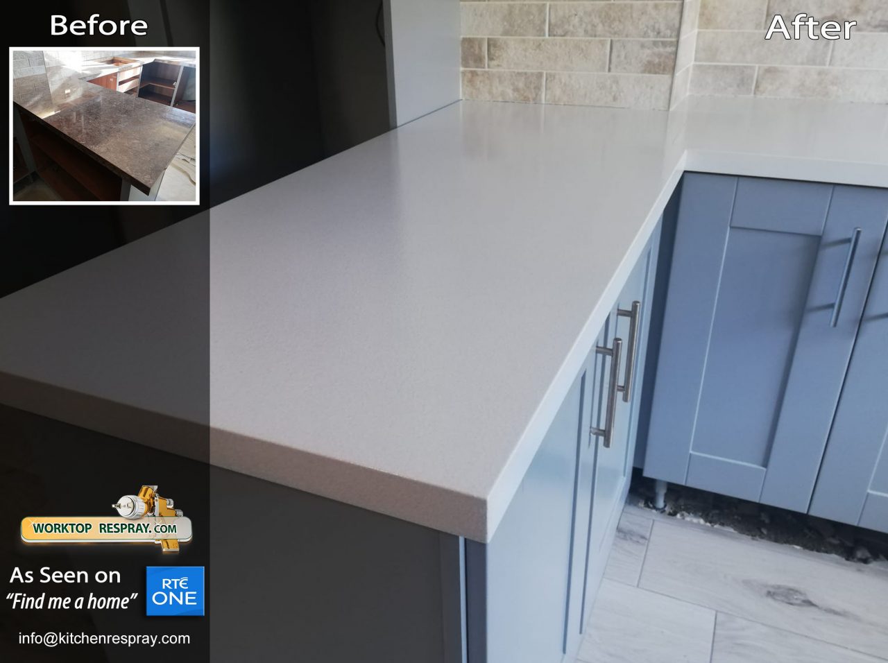 Worktop Respray Service All Surface Respray
