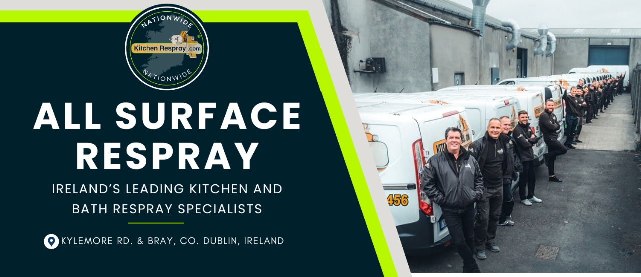 Professional kitchen respray team in Ireland